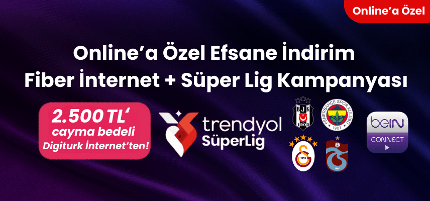 Digitürk TV + Fiber İnternet
