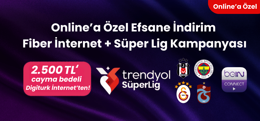 Digitürk TV + Fiber İnternet